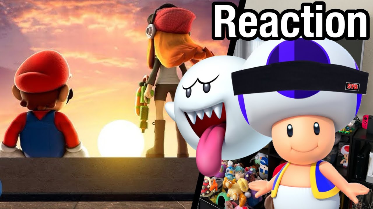 “SMG4: One Last Splatfest” - Andy(Me) and Boo Reaction