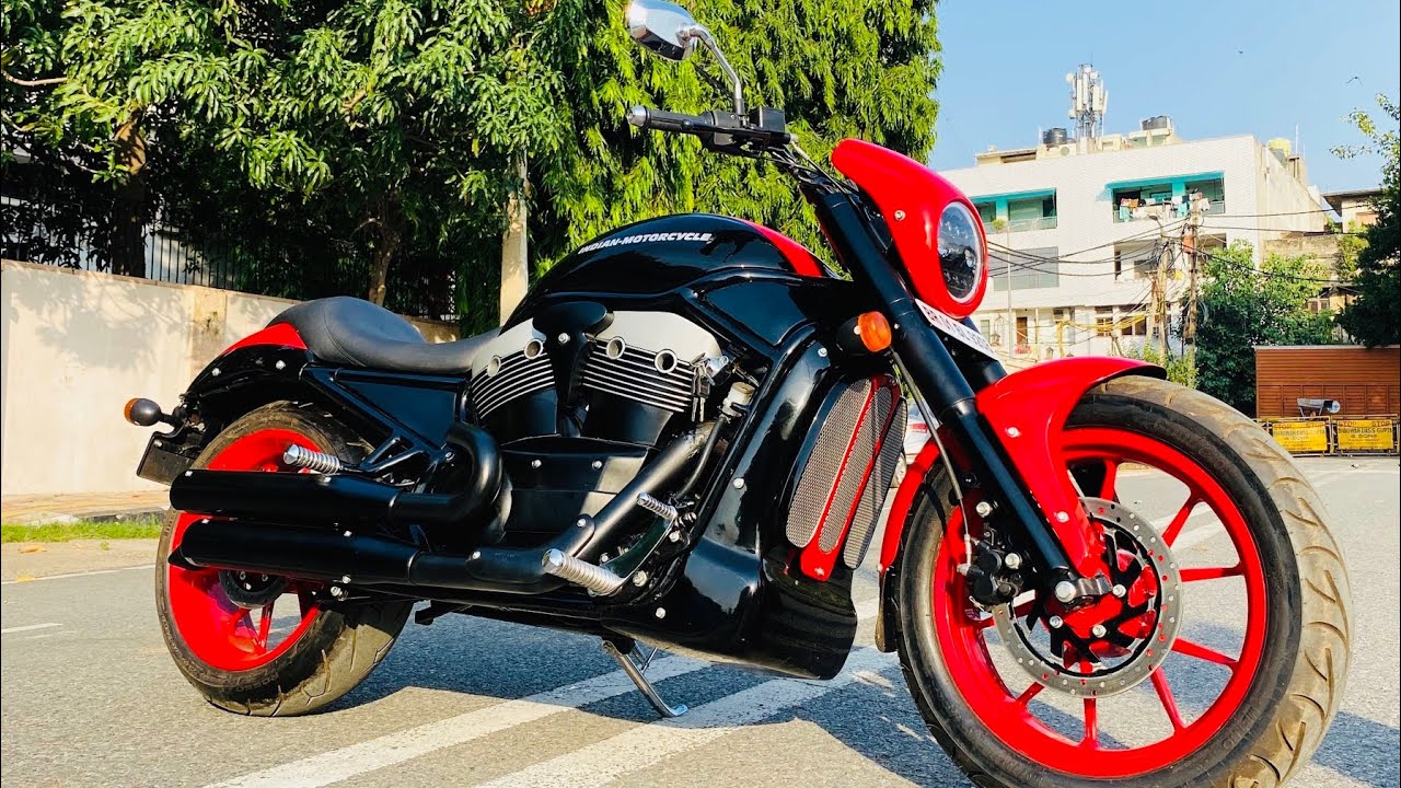 Bajaj Avenger modified | Bike modification | into Harley Davidson | Vampvideo |