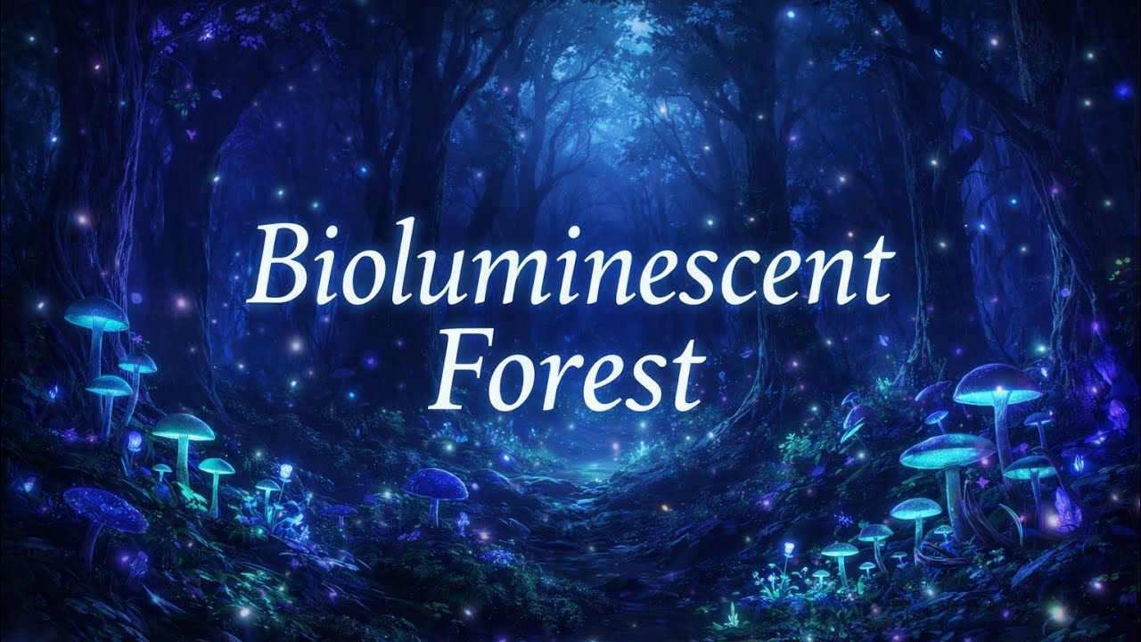 Forest Glow Ambience | Peaceful Sounds (4K)