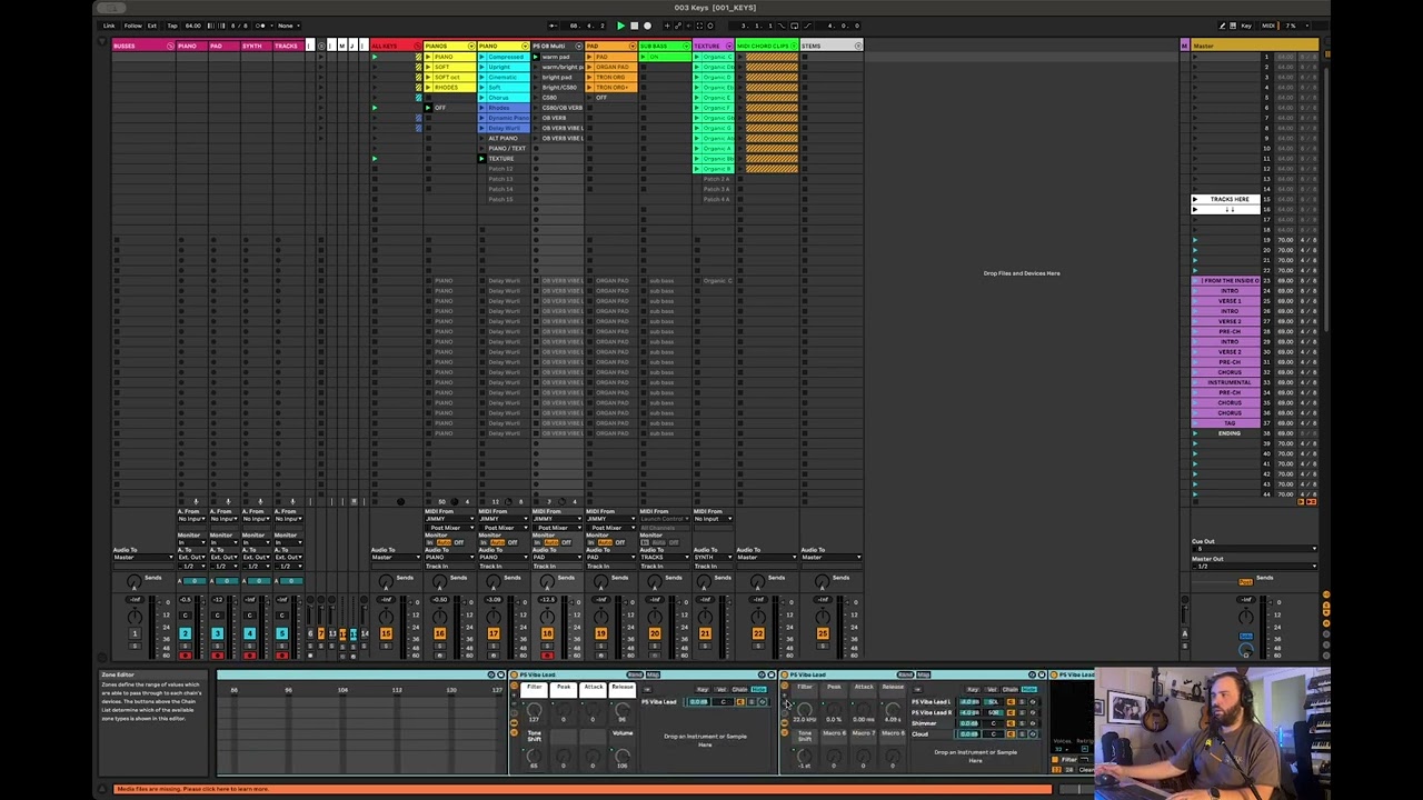 Ableton Keys Rig // 2024