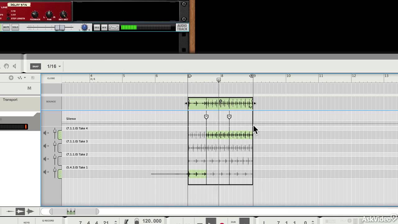 Reason 105: Audio: Recording and Editing - 21. Advanced Comping