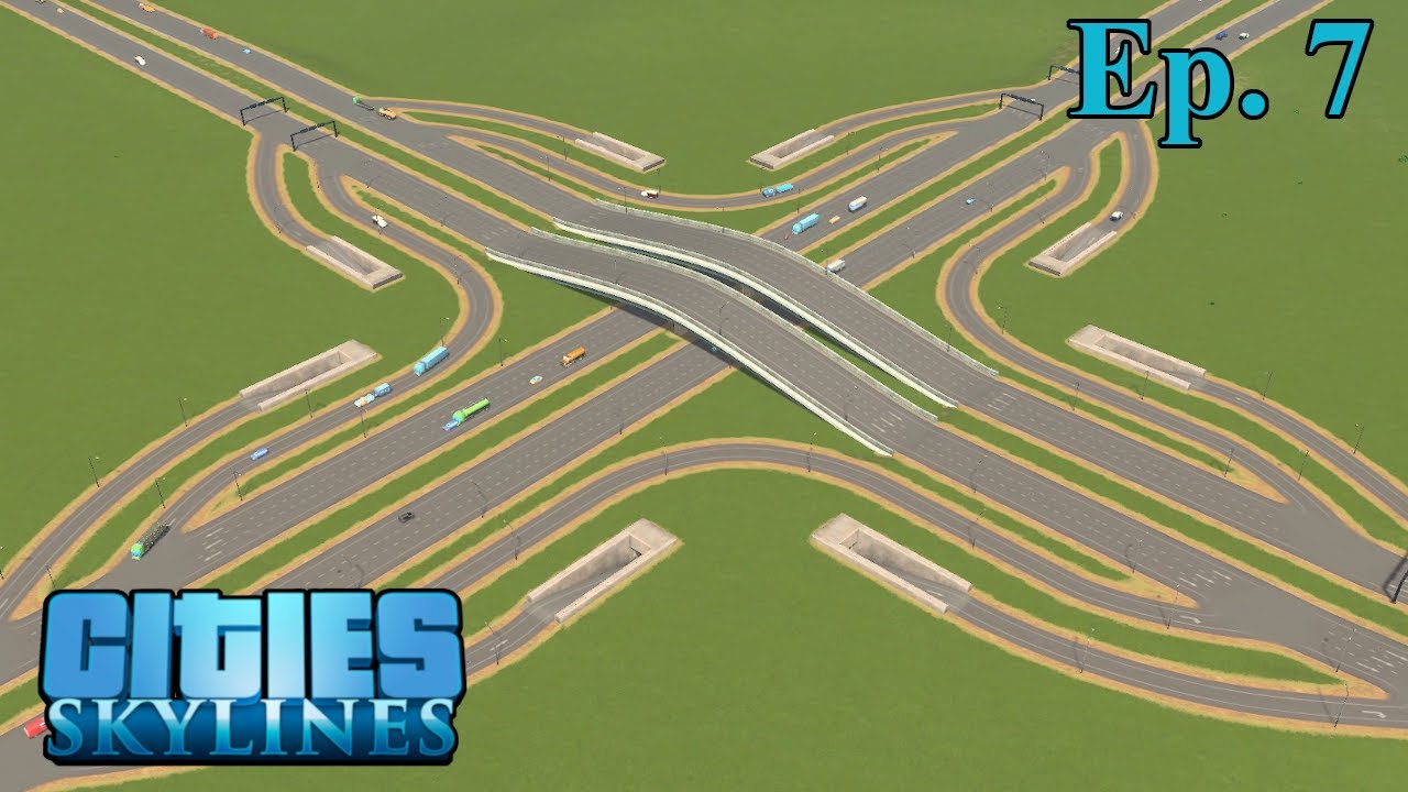 Simple Highway Interchange | Cities: Skylines | Ep. 7