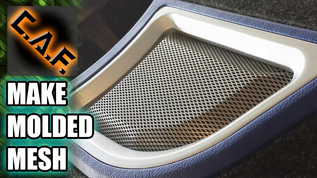How to Mold Metal Mesh for Speaker Grills and Ports - CarAudioFabrication