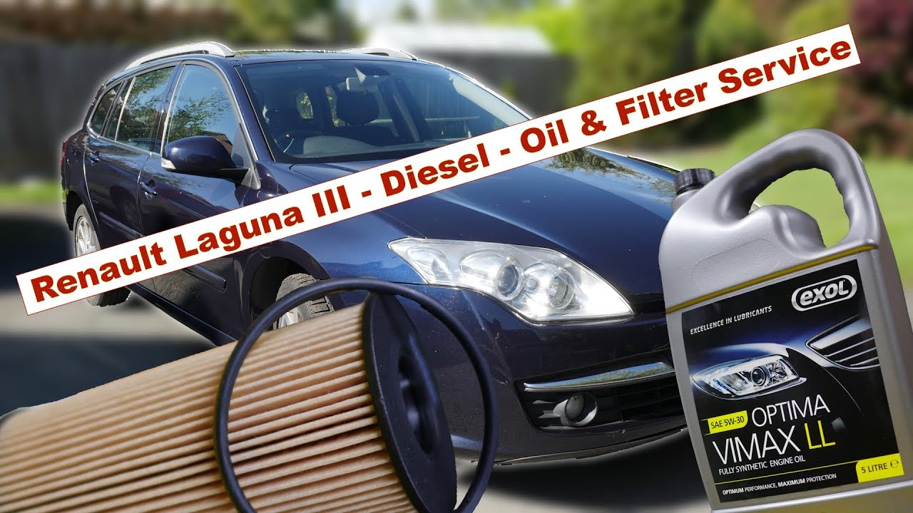 2008 Renault Laguna III 3 2.0 DCi Diesel M9R Обслуживание масла и фильтра 🚗 Megane Koleos Qashqai...