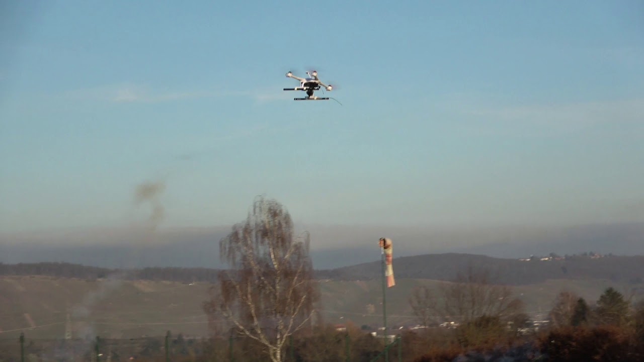 Drone vs  RC Plane Fireworks