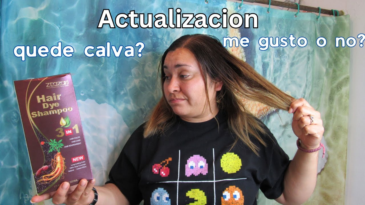 Actualizacion del tinte chino : hair dye shampoo