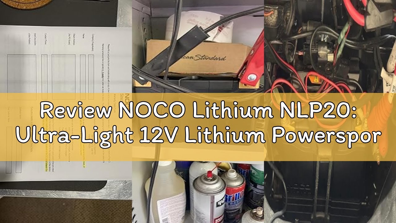 Review NOCO Lithium NLP20: Ultra-Light 12V Lithium Powersport Battery – Group 20 – 7Ah – 600A Start