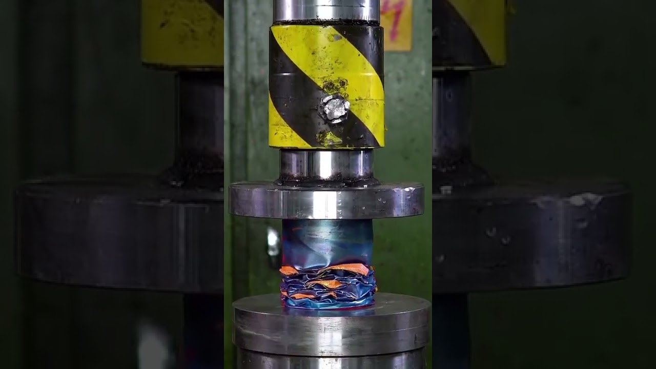 Fuck up ❤️#satisfying #hydraulicpress