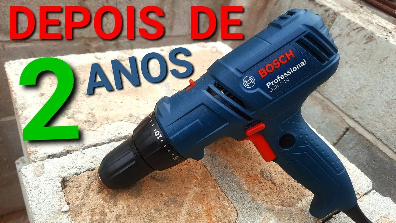 DEPOIS DE 2 ANOS COM GSR 7-14 E BOSCH