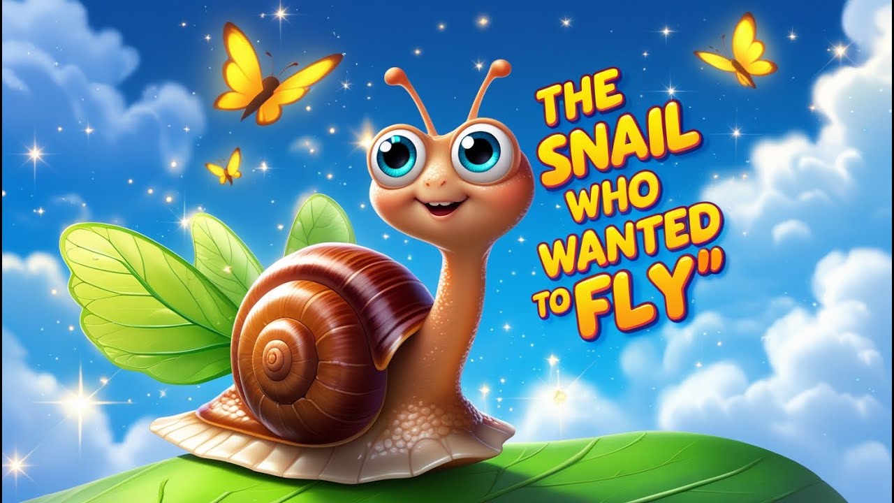 🐌The Snail Who Wanted to Fly🦋| moral stories in english