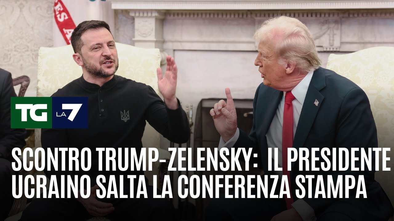 Scontro Trump-Zelensky: Il presidente ucraino salta la conferenza stampa