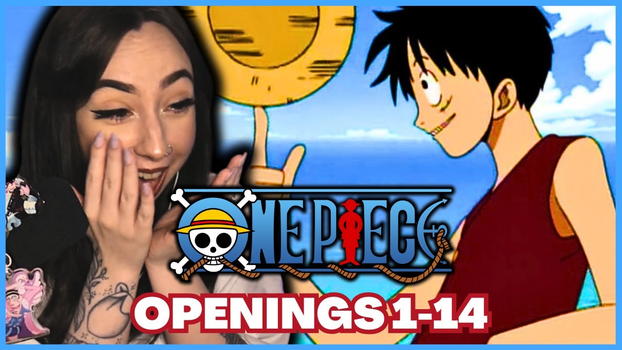 ONE PIECE OPENINGS 1-14 REACTION! 👒