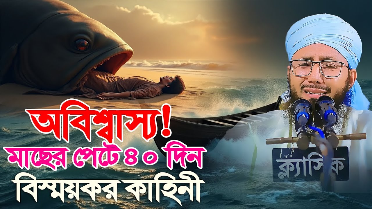 হযরত ইউনুস (আ.)-এর বিস্ময়কর কাহিনী! মুফতী আব্দুর রব ফরিদীর কান্নার ওয়াজ, Mufti Abdur Rob Foridi waz