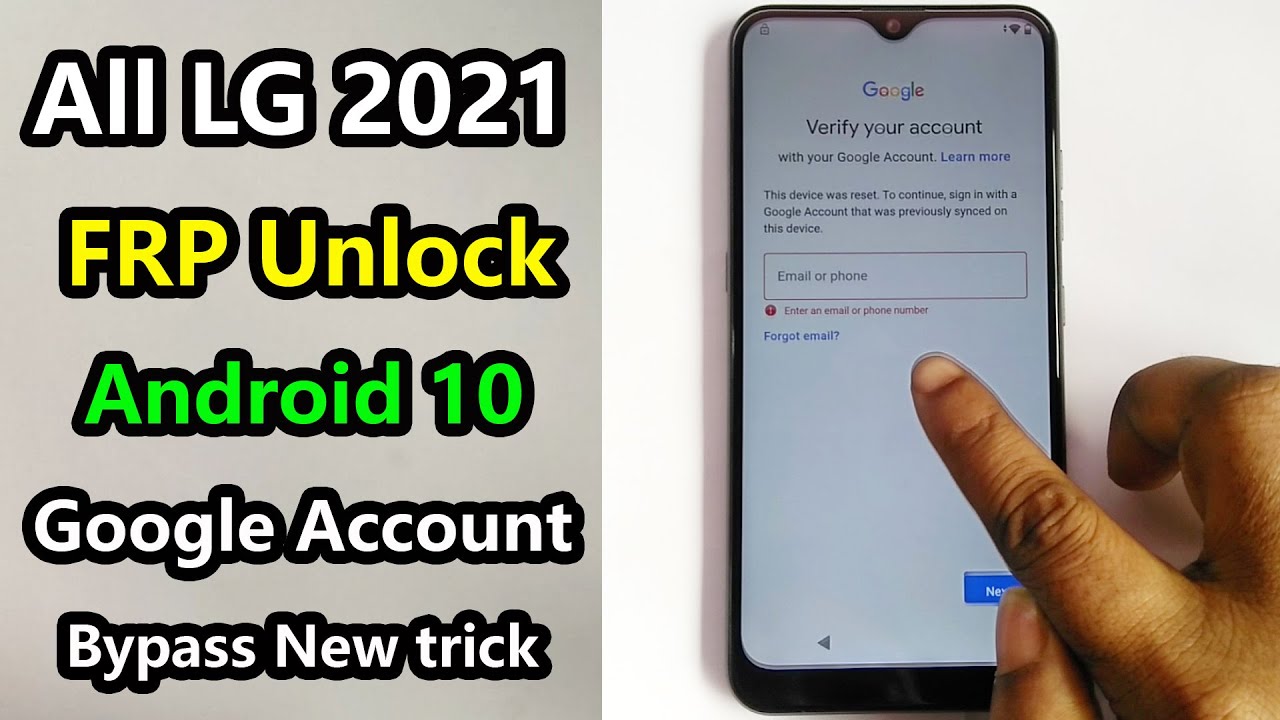 LG Android 10 FRP Bypass | All LG FRP/Google Account Bypass 2021 Trick Without PC Any Model |
