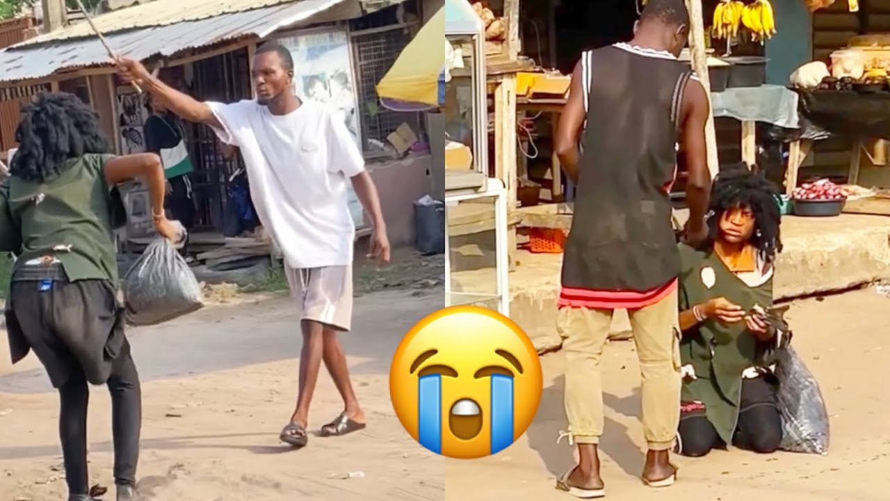 Social experiment that will make you cry 😭(kind man helped a homeless woman😭)