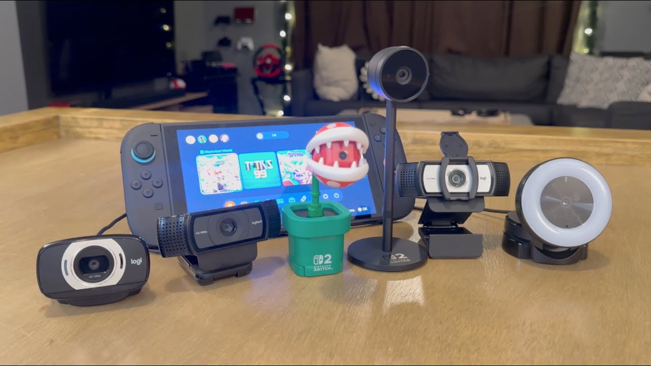 Nintendo Switch 2 Camera Deep Dive (Official Switch 2 Cam vs Hori Piranha Plant Cam vs the field)