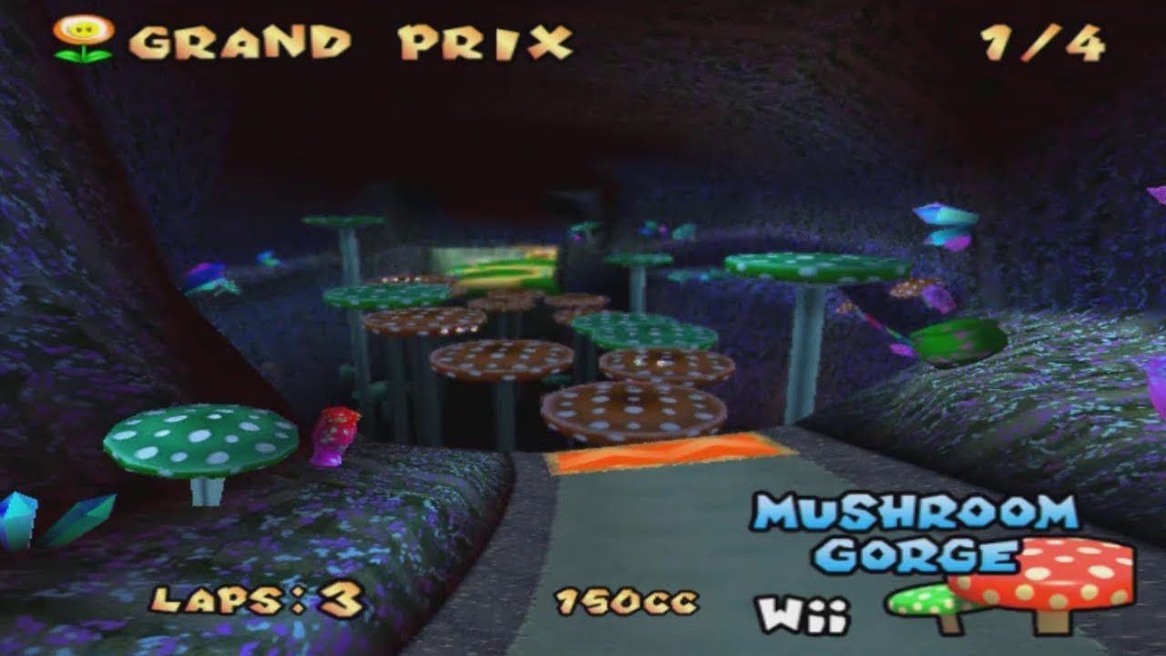 Wii Mushroom Gorge [v1.0] | Mario Kart: Double Dash!! [Custom Track]