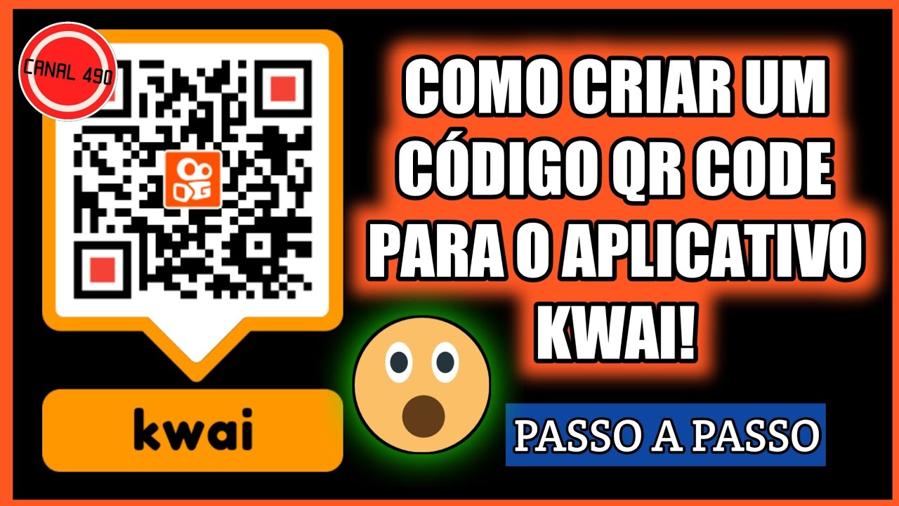 Como criar um c&oacute;digo QR code para o kwai!