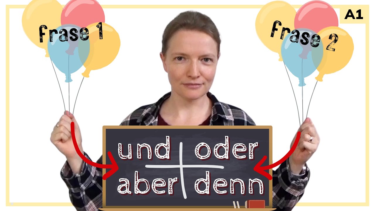 UND, ODER, ABER, DENN: Cómo conectar frases en alemán A1