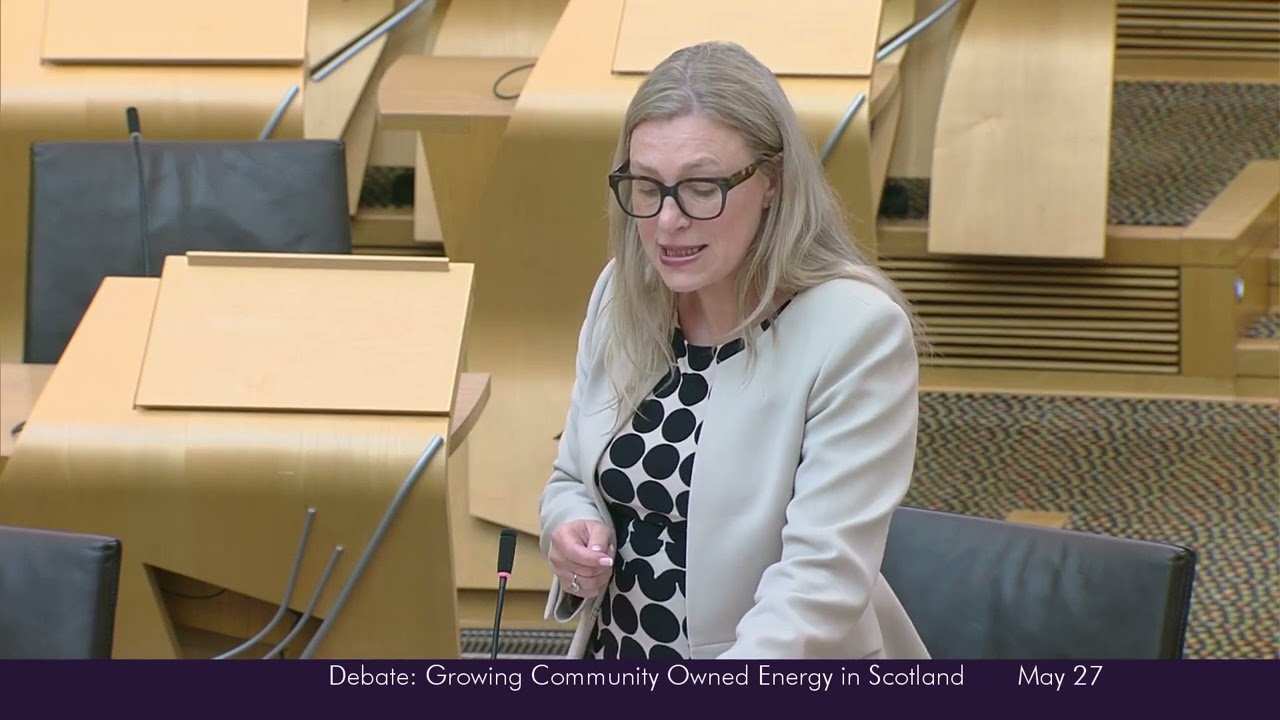Scottish Government Debate: Growing Community Owned Energy in Scotland - 27 May 2025