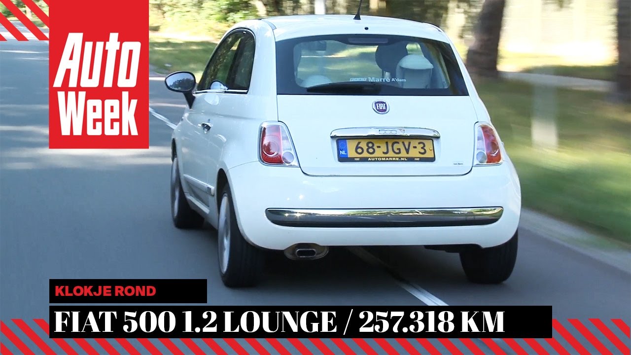 Fiat 500 1.2 Lounge (2009 / 257.318 km) - Klokje Rond - AutoWeek