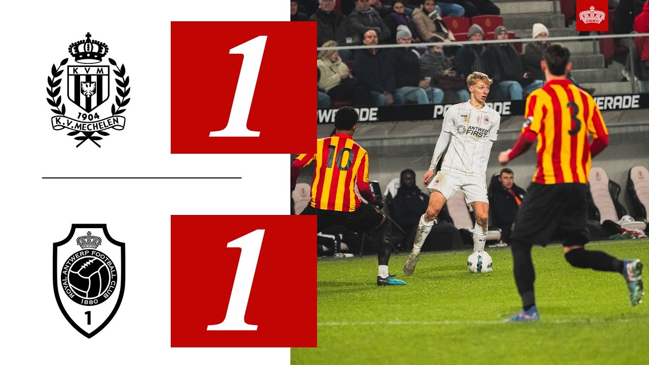 HIGHLIGHTS I KV MECHELEN 1-1 R ANTWERP FC I #JPL MD18 I 2024 - 2025