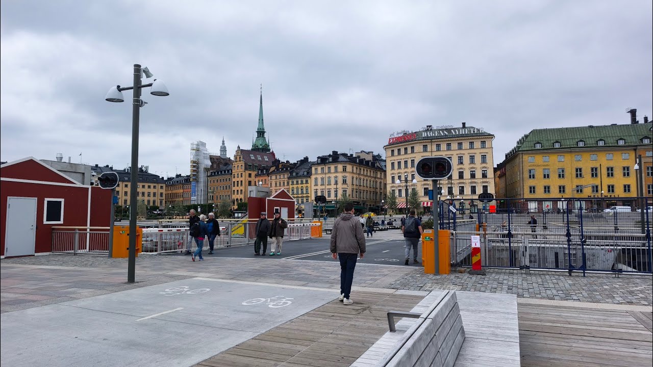 GAMLA STAN Walk | Stockholm Old Town Walk 4K