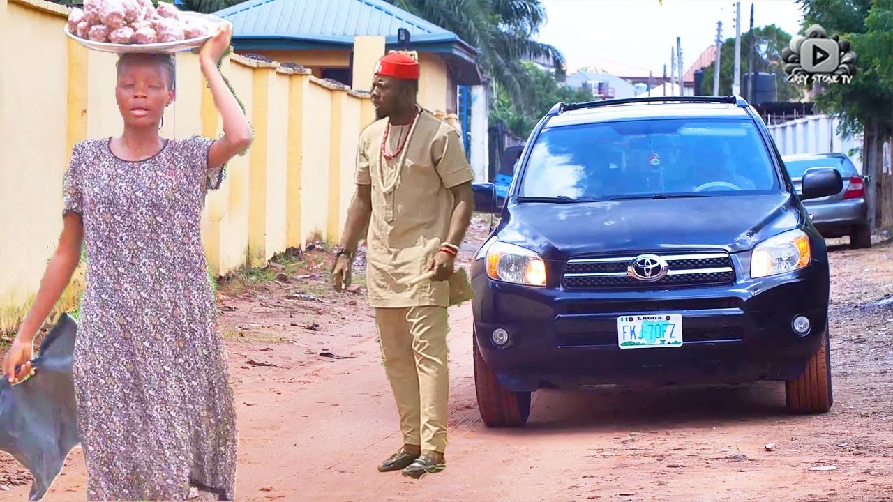 Everyone Saw A Poor Food Hawker But The Billionaire Saw His Future Wife In Her- Nigerian Movie