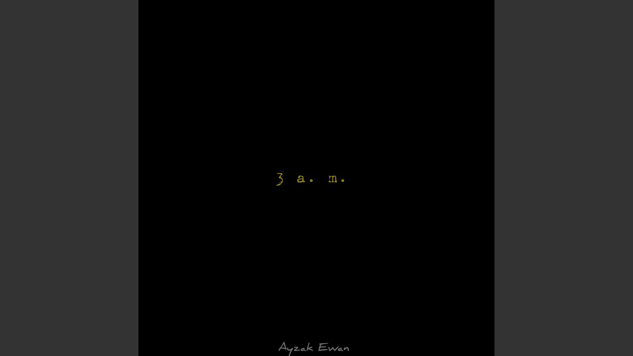3 A.M.