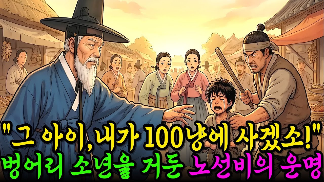 장터에서 100냥에 산 벙어리 소년, 아이를 거둔 노신사의 운명은?ㅣ 야담 옛날이야기 오디오북 수면동화 전설