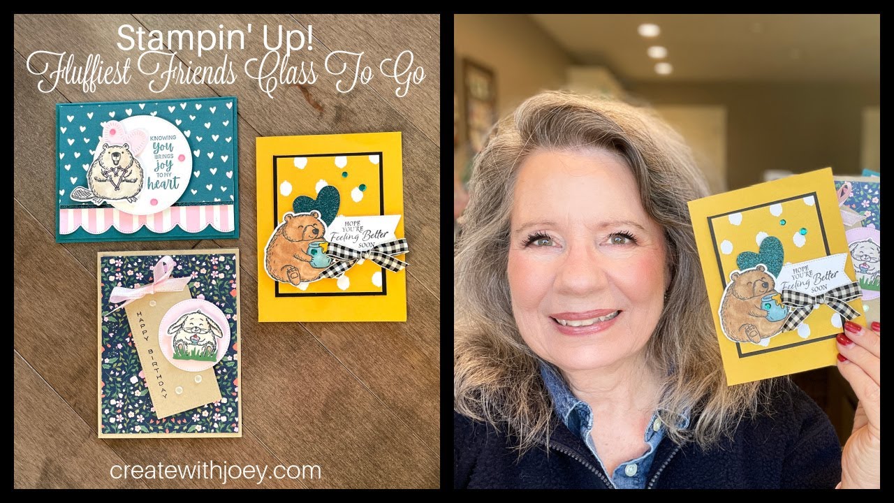 Stampin' Up! Fluffiest Friends Cards with a surprise!
