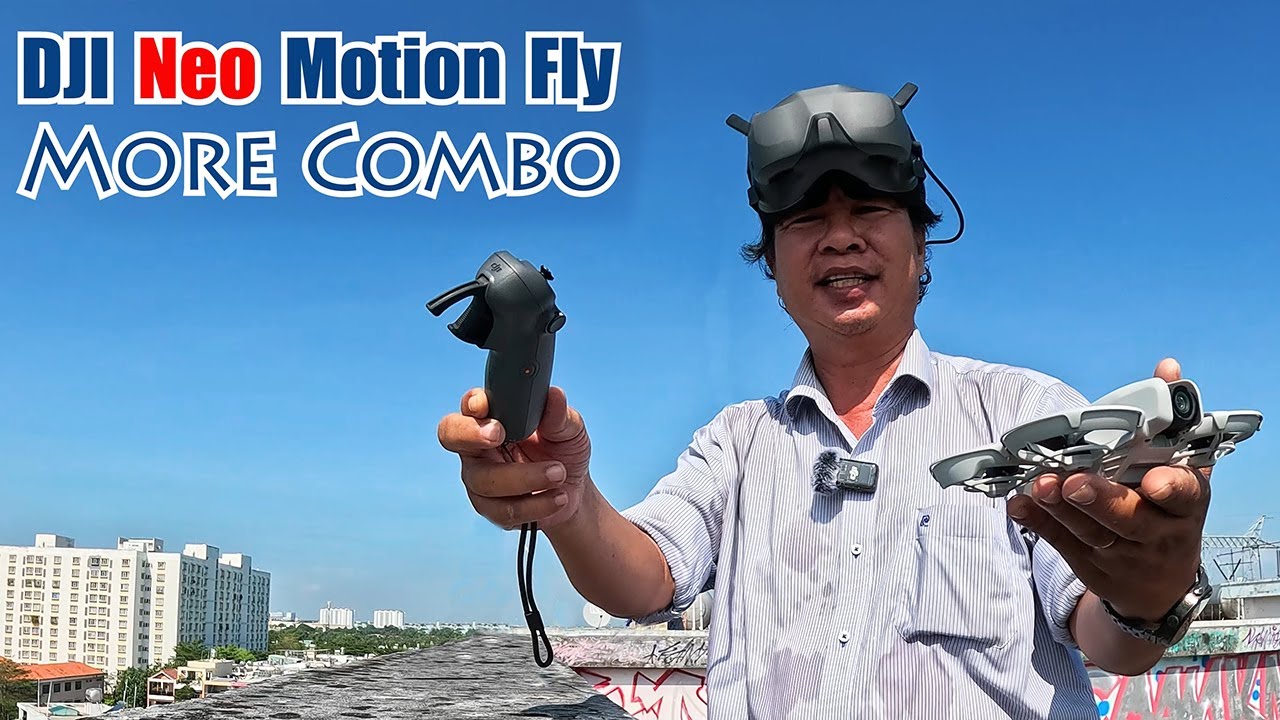 DJI Neo bay bằng Motion Controller 3 thì chui lỗ dễ như thế nào !!!