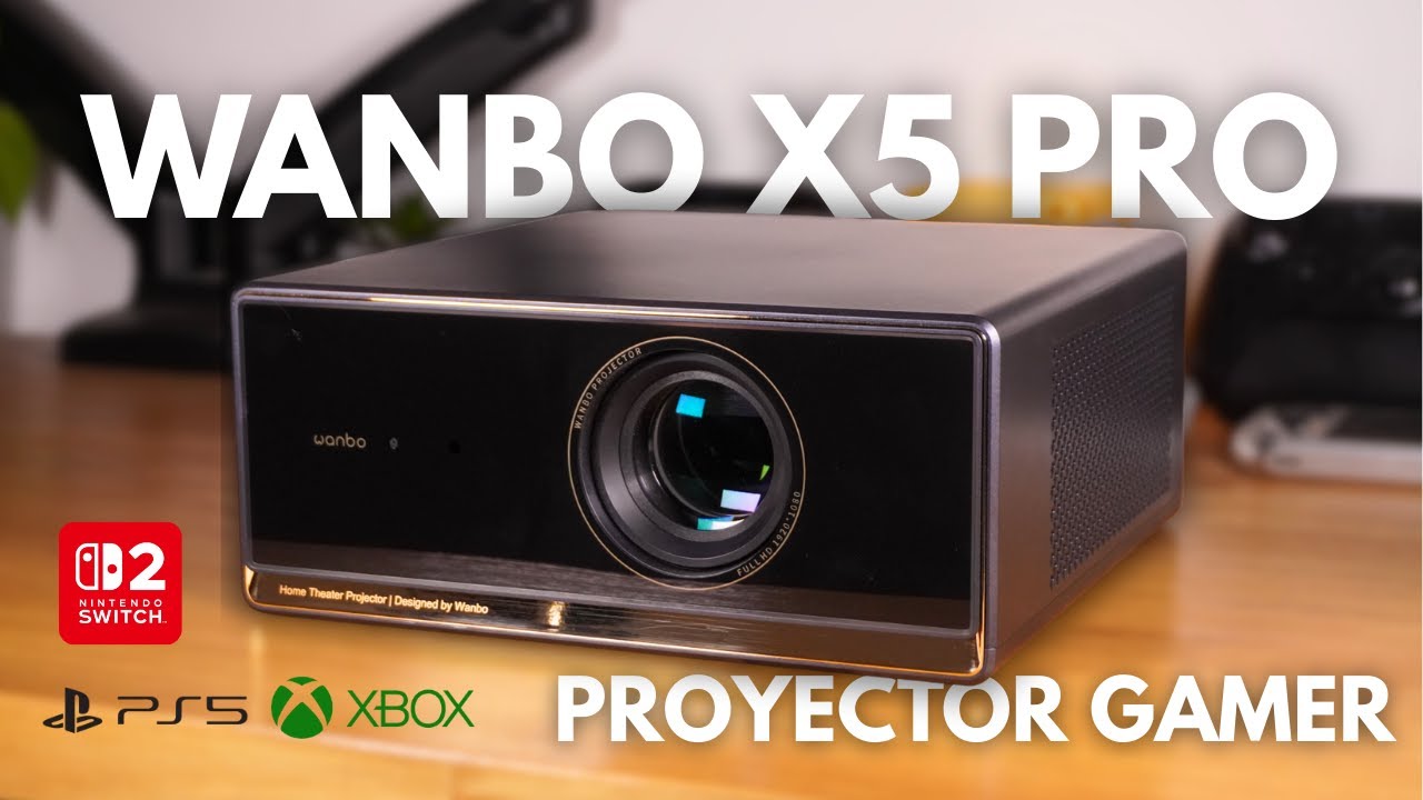 Wanbo X5 PRO 2025 El Proyector Calidad Precio Para Jugar o Ver Peliculas! PS5 XBOX SWITCH