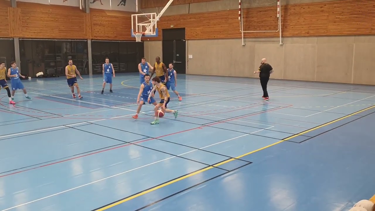 Seniors R3 Use vs Pertuis match retour prolongation win 88-80
