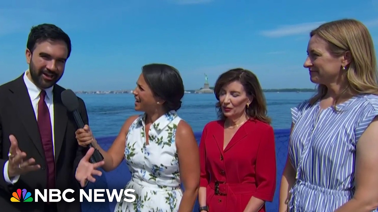 Mamdani, Hochul and Sherrill mark America's 250 at Sail4th 250