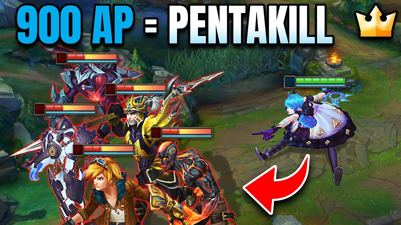 GWEN ma Sciolgo le Barre della Vita come Burro (900 AP, Pentakill!!)