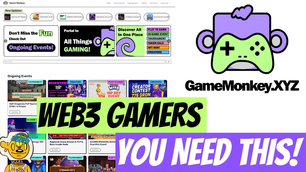 How to Find the Best Web3 Gaming Events & Airdrops!