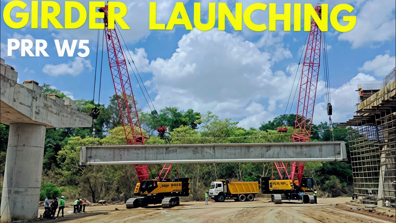 Girder Launching at PUNE RING ROAD 🛣️
