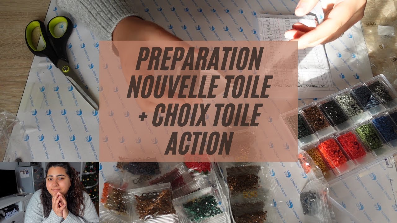 DIAMOND PAINTING EN PREPARATION + TOILE ACTION ! ✨