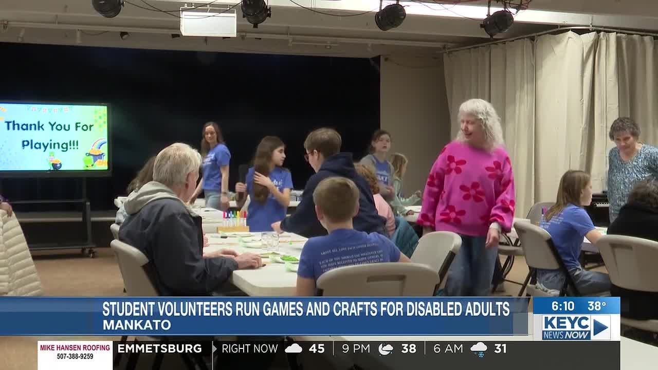 Students at Immanuel Lutheran School organize games, activities for disabled adults at MRCI