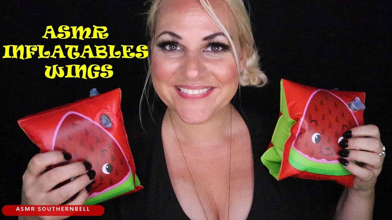 ASMR Blowing up Inflatable Water Wings