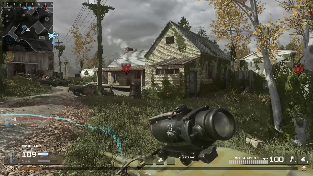 Modern Warfare Remastered-PC-Acog M-60 Overgrown domination
