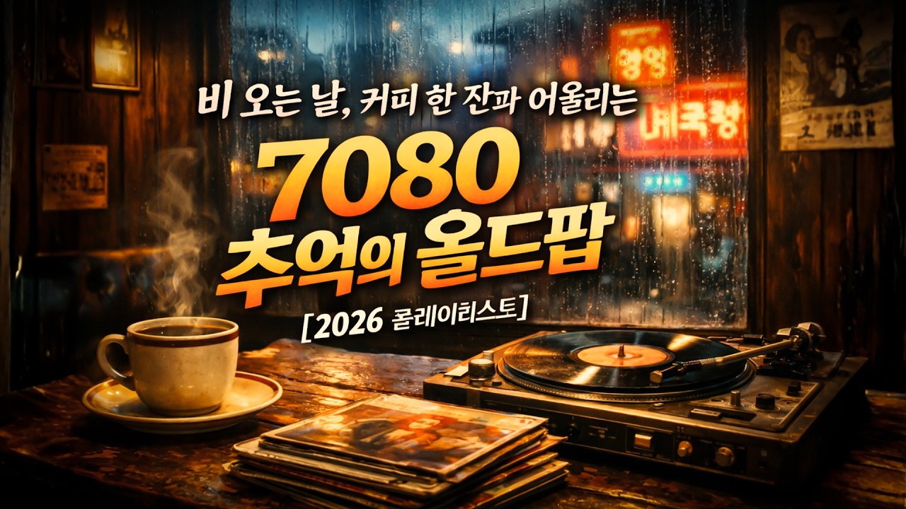 비 오는 날, 커피 한 잔과 어울리는 7080 추억의 올드팝 [2026 플레이리스트]