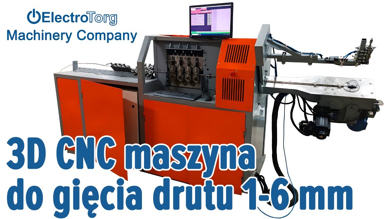 3D CNC maszyna do gięcia drutu 1-6 mm | ElectroTorg Machinery Company