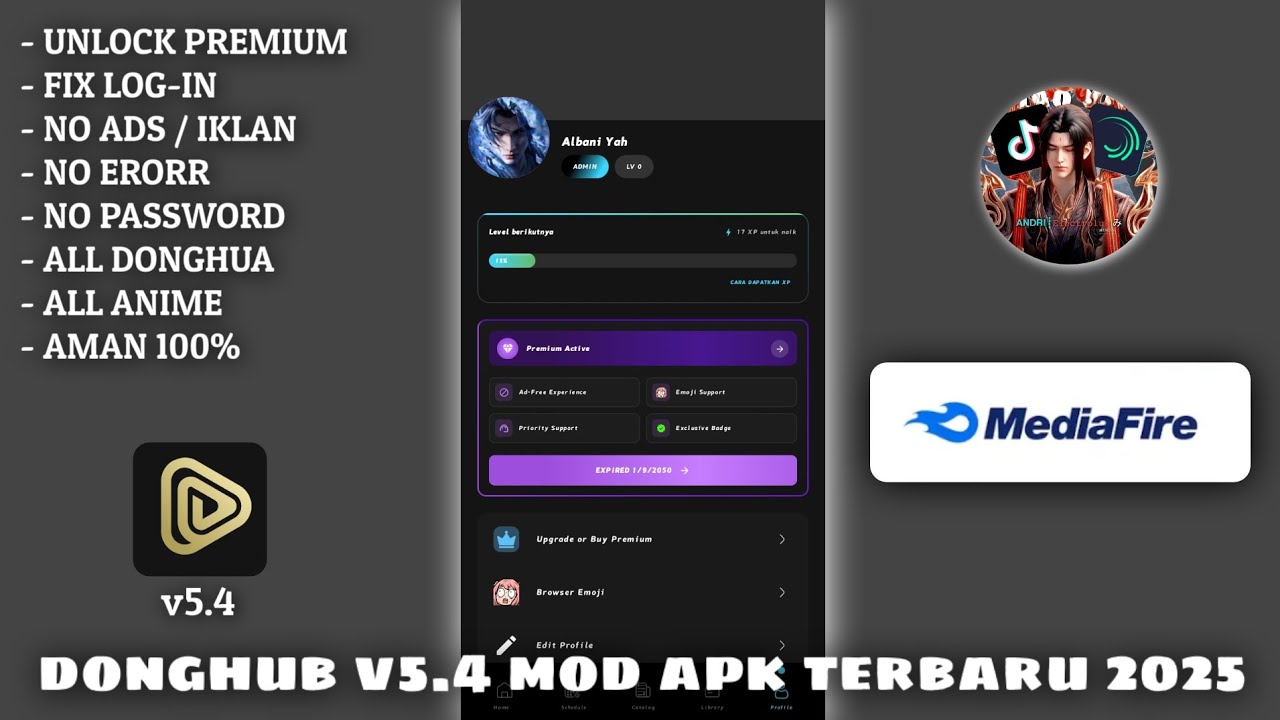 DONGHUB V5.4 MOD APK TERBARU 2025 | ANTI ERORR | NO PASSWORD🔥🔥