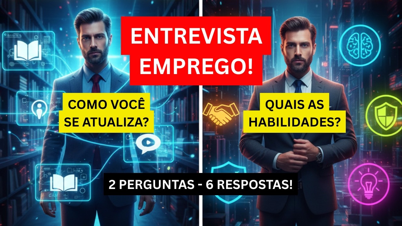 Entrevista de Emprego! Como Você se atualiza na área e Quais as habilidades críticas da Vaga!