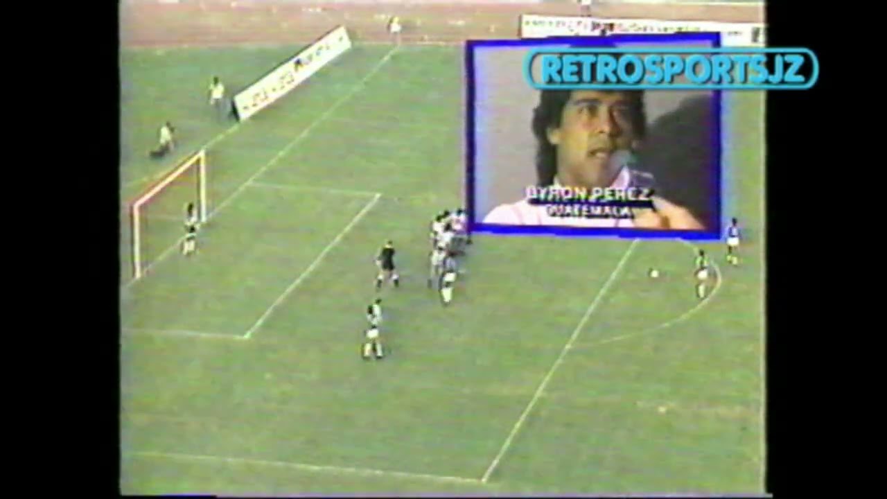 Guatemala vs El Salvador. Partido Inaugural de la Copa Marlboro Los Ángeles 1988