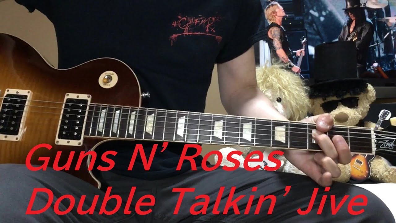 Guns N' Roses  Slash  Izzy Stradlin  Double Talkin' Jive  Guitar Cover