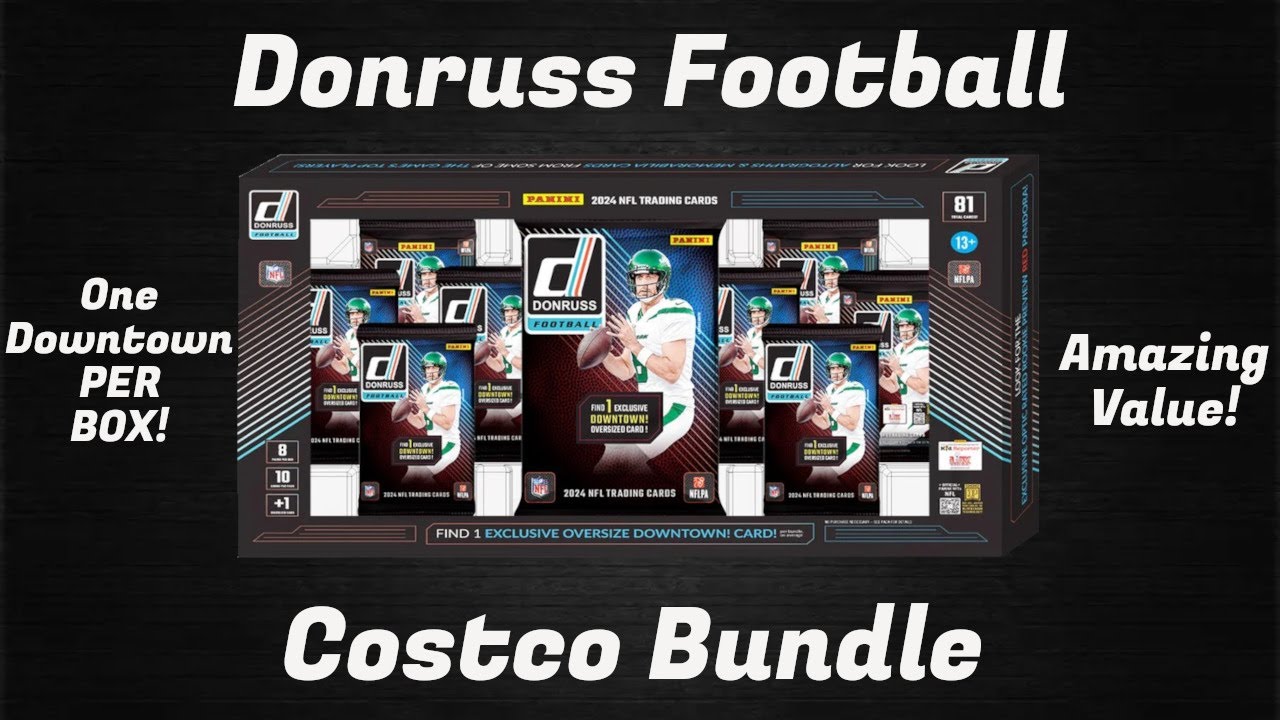 Oversized Downtowns! | 2024 Donruss Football Costco Bundle! Great Value!