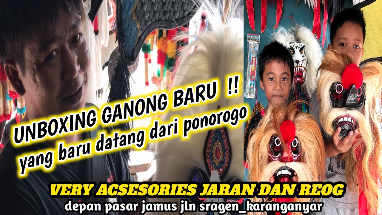 VLOG UNBOXING GANONG,KENDANG || TOKO VERY ACSESORIS JARAN DAN REOG,JAMUS jln sragen-karanganyar